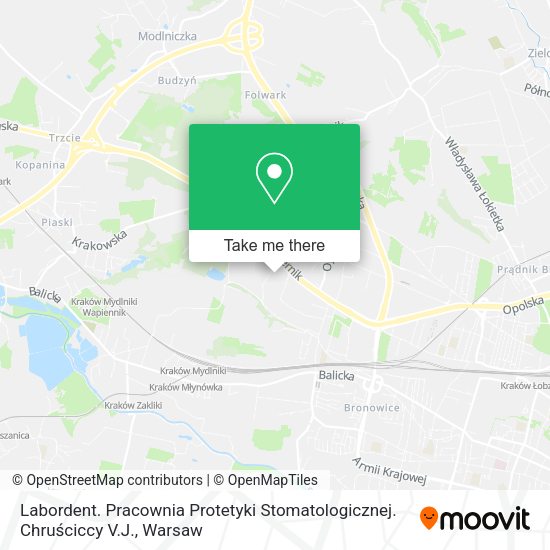 Labordent. Pracownia Protetyki Stomatologicznej. Chruściccy V.J. map