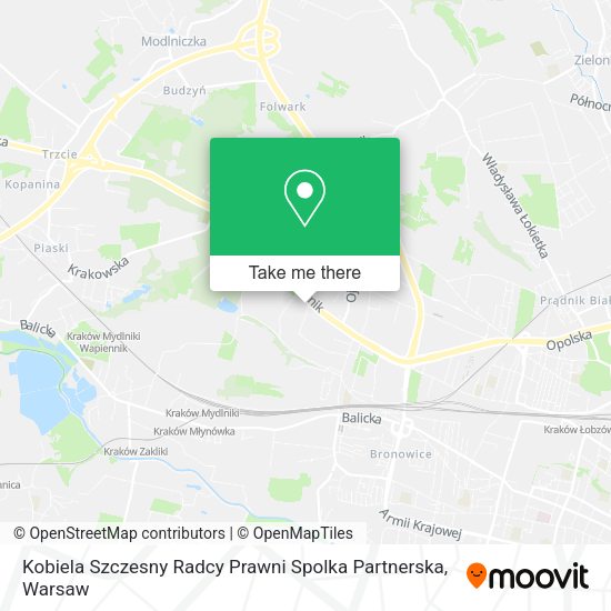 Kobiela Szczesny Radcy Prawni Spolka Partnerska map