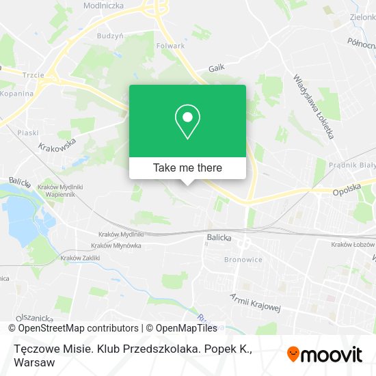 Tęczowe Misie. Klub Przedszkolaka. Popek K. map