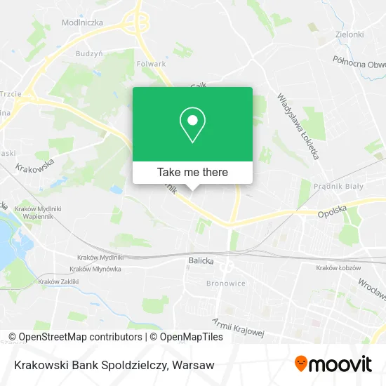 Карта Krakowski Bank Spoldzielczy