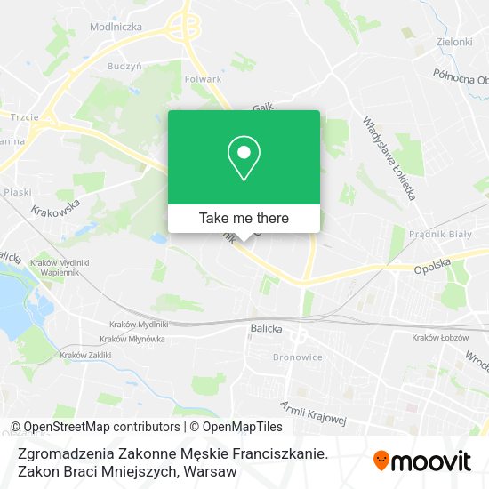 Zgromadzenia Zakonne Męskie Franciszkanie. Zakon Braci Mniejszych map