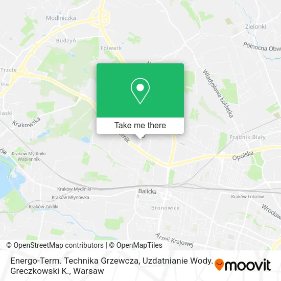 Energo-Term. Technika Grzewcza, Uzdatnianie Wody. Greczkowski K. map