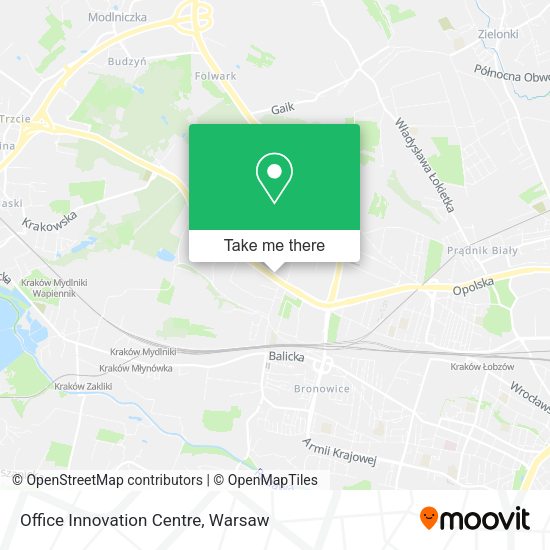 Office Innovation Centre map