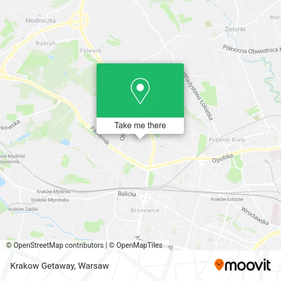 Карта Krakow Getaway
