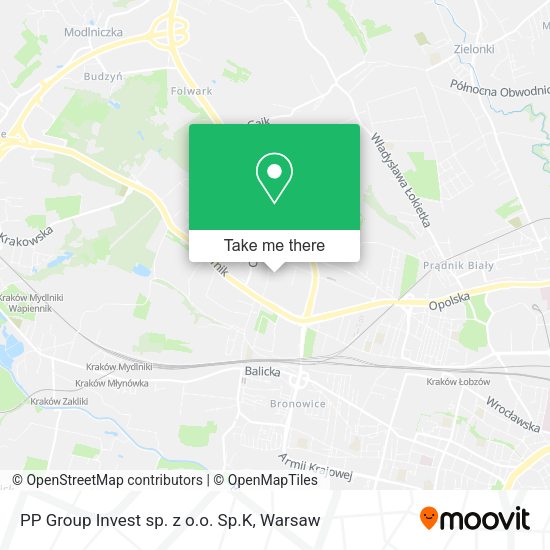 PP Group Invest sp. z o.o. Sp.K map