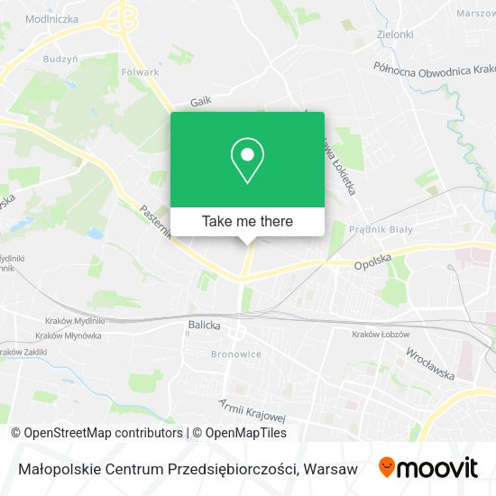 Małopolskie Centrum Przedsiębiorczości map