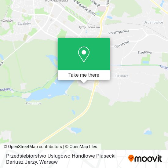 Przedsiebiorstwo Uslugowo Handlowe Piasecki Dariusz Jerzy map