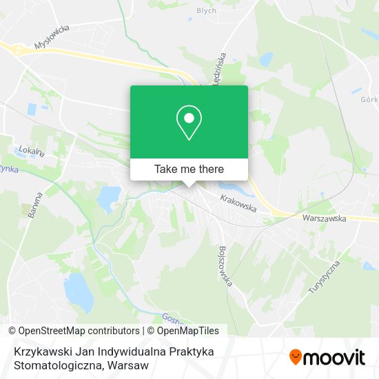 Krzykawski Jan Indywidualna Praktyka Stomatologiczna map