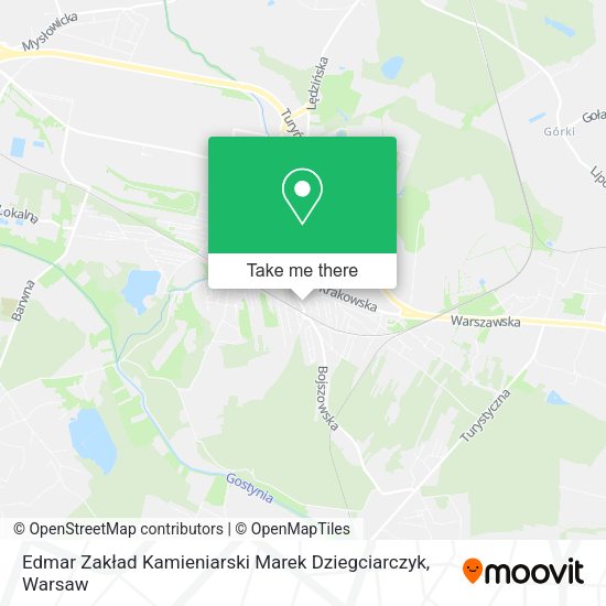 Edmar Zakład Kamieniarski Marek Dziegciarczyk map