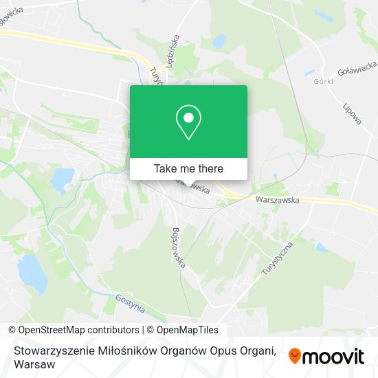 Stowarzyszenie Miłośników Organów Opus Organi map