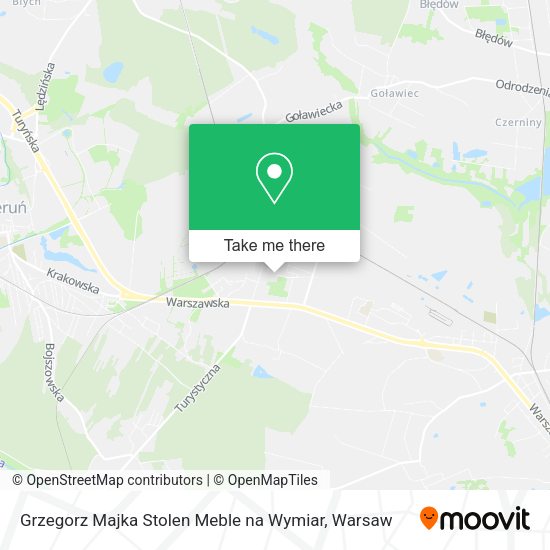 Grzegorz Majka Stolen Meble na Wymiar map