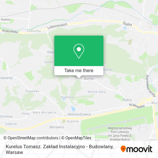 Kurelus Tomasz. Zakład Instalacyjno - Budowlany map