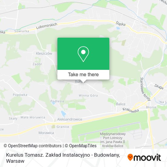 Kurelus Tomasz. Zakład Instalacyjno - Budowlany map