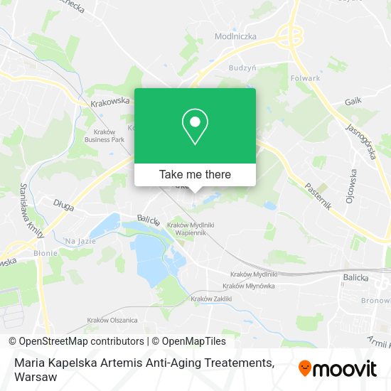 Maria Kapelska Artemis Anti-Aging Treatements map