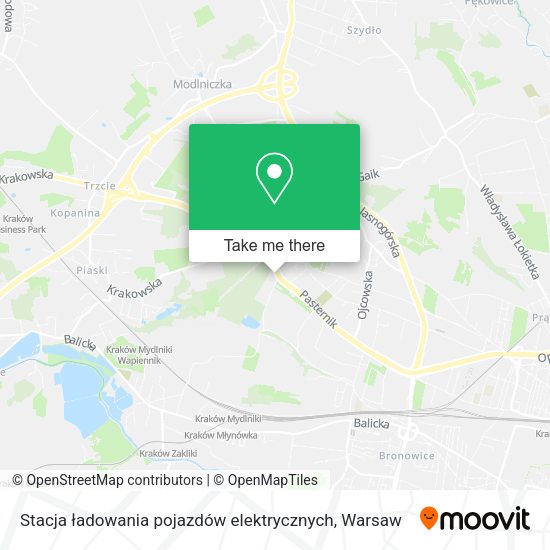 Stacja ładowania pojazdów elektrycznych map