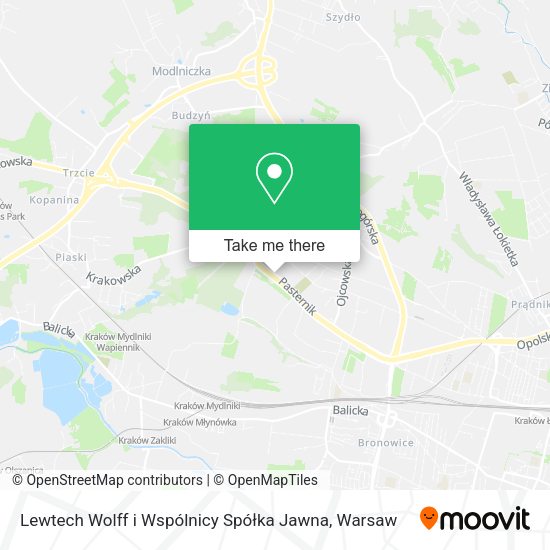 Lewtech Wolff i Wspólnicy Spółka Jawna map