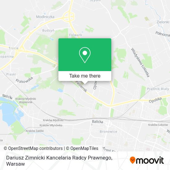 Dariusz Zimnicki Kancelaria Radcy Prawnego map