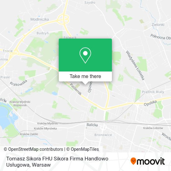 Tomasz Sikora FHU Sikora Firma Handlowo Usługowa map