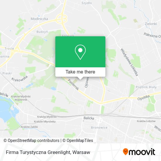 Firma Turystyczna Greenlight map