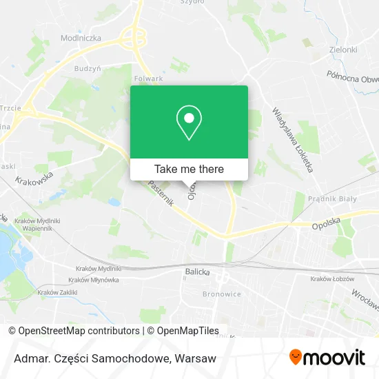 Карта Admar. Części Samochodowe