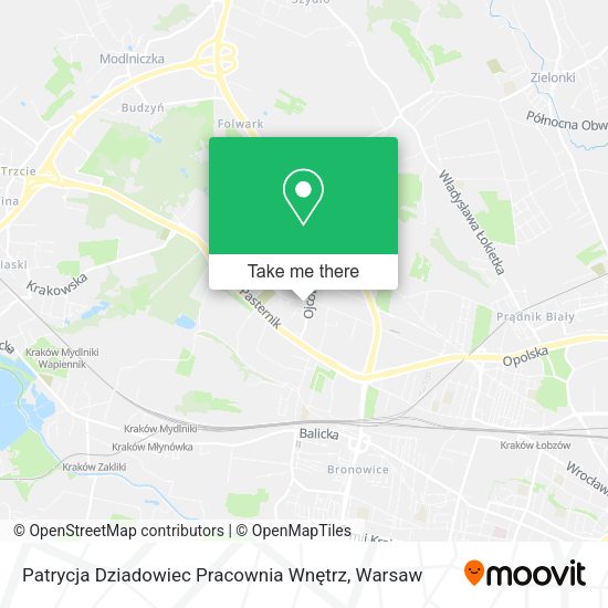 Patrycja Dziadowiec Pracownia Wnętrz map