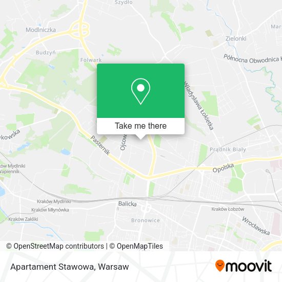 Apartament Stawowa map