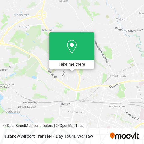 Карта Krakow Airport Transfer - Day Tours