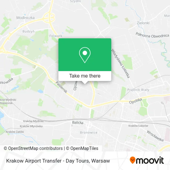 Карта Krakow Airport Transfer - Day Tours