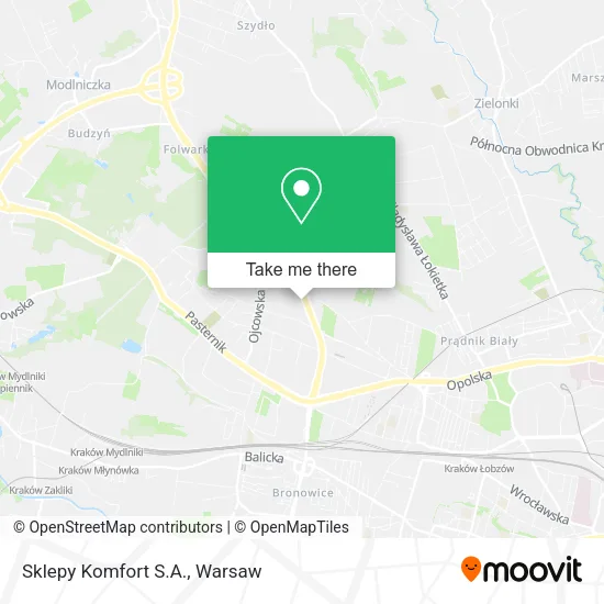 Карта Sklepy Komfort S.A.