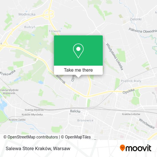 Salewa Store Kraków map