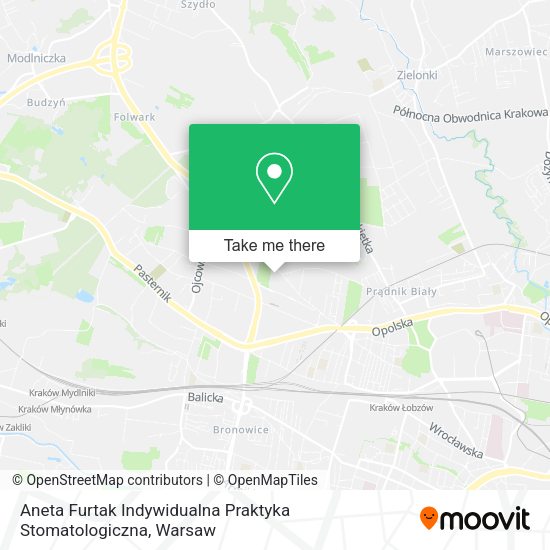 Aneta Furtak Indywidualna Praktyka Stomatologiczna map