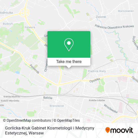 Gorlicka-Kruk Gabinet Kosmetologii i Medycyny Estetycznej map