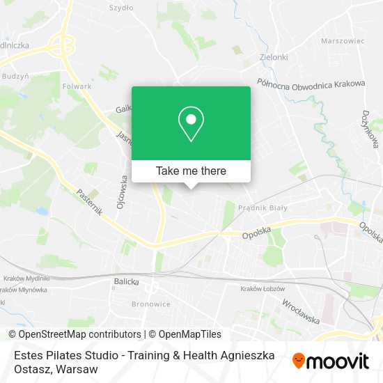 Estes Pilates Studio - Training & Health Agnieszka Ostasz map