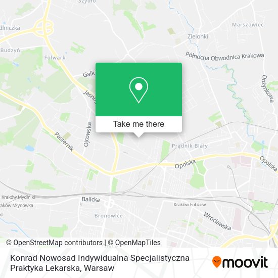 Konrad Nowosad Indywidualna Specjalistyczna Praktyka Lekarska map