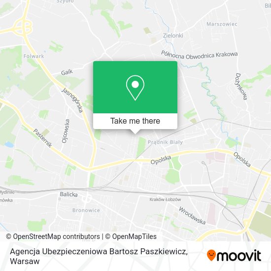 Agencja Ubezpieczeniowa Bartosz Paszkiewicz map