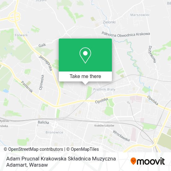 Adam Prucnal Krakowska Składnica Muzyczna Adamart map