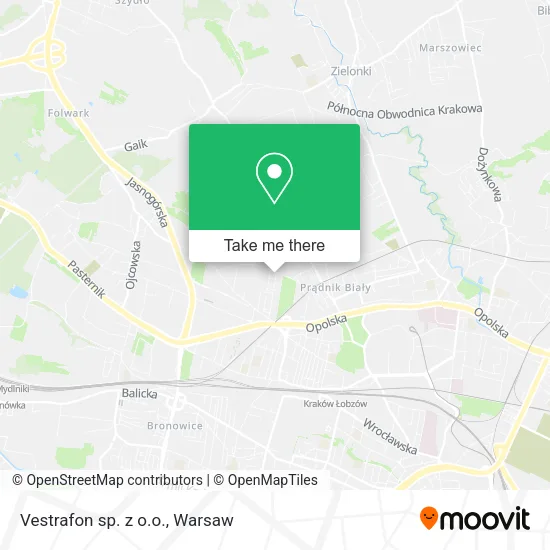 Vestrafon sp. z o.o. map