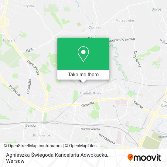 Agnieszka Świegoda Kancelaria Adwokacka map