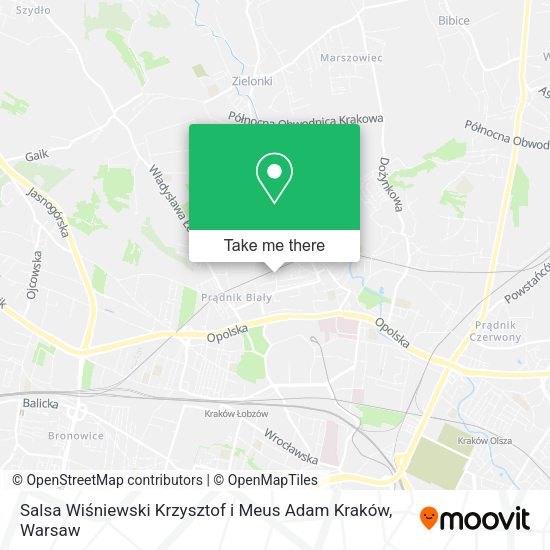 Salsa Wiśniewski Krzysztof i Meus Adam Kraków map