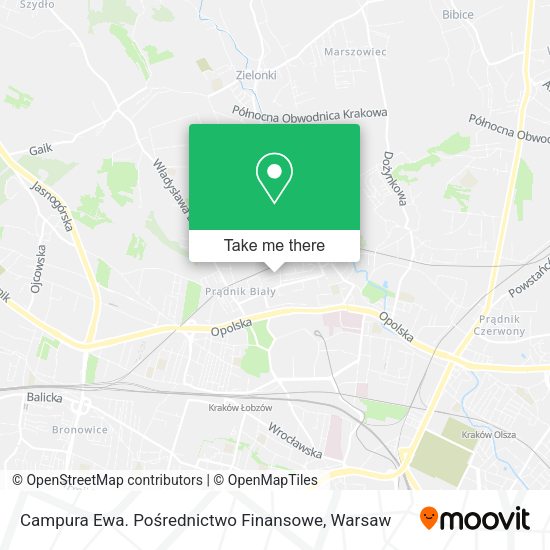 Campura Ewa. Pośrednictwo Finansowe map