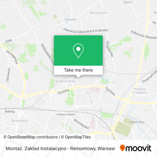 Montaż. Zakład Instalacyjno - Remontowy map