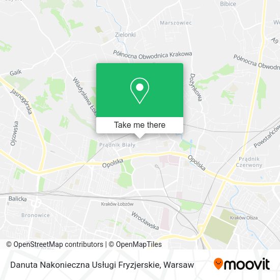 Danuta Nakonieczna Usługi Fryzjerskie map