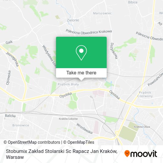 Stobumix Zakład Stolarski Sc Rapacz Jan Kraków map