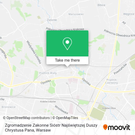 Карта Zgromadzenie Zakonne Sióstr Najświętszej Duszy Chrystusa Pana