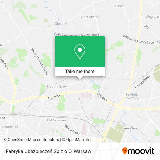 Fabryka Ubezpieczeń Sp z o O map