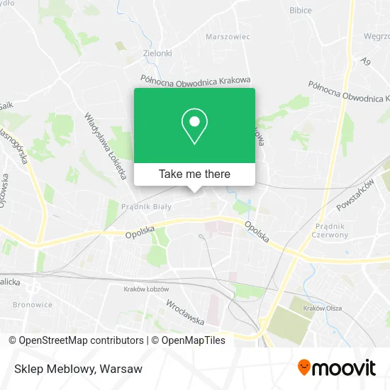 Sklep Meblowy map