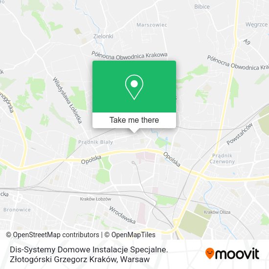 Dis-Systemy Domowe Instalacje Specjalne. Złotogórski Grzegorz Kraków map