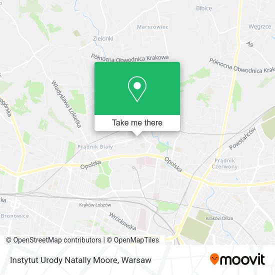 Instytut Urody Natally Moore map