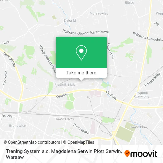 Карта Trening System s.c. Magdalena Serwin Piotr Serwin