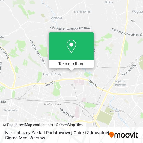 Niepubliczny Zakład Podstawowej Opieki Zdrowotnej Sigma Med map